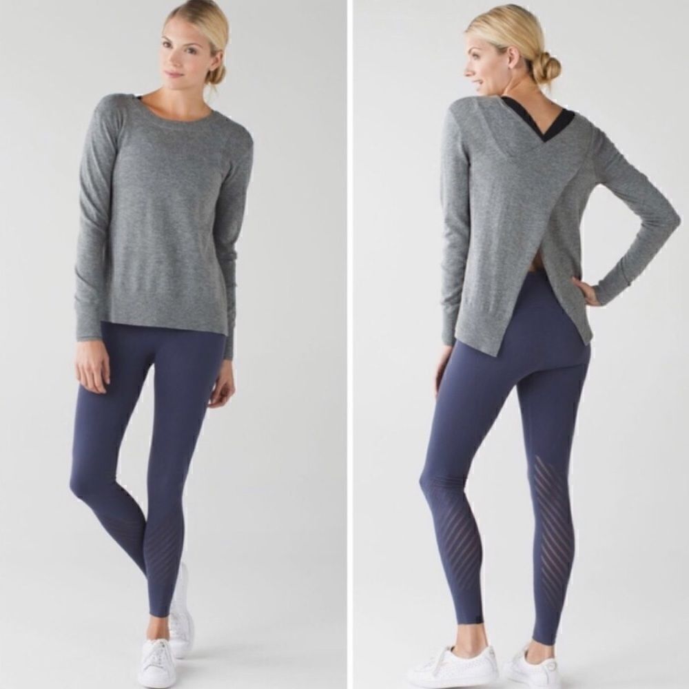 Lululemon Enlighten Tight Contour Conpression Cadet Blue